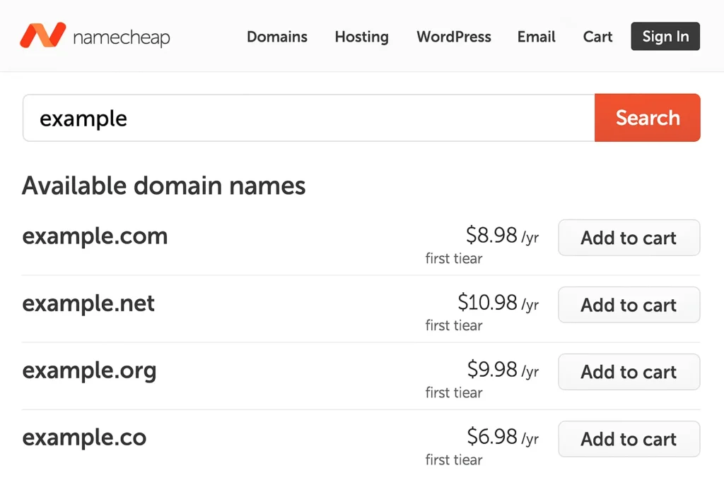 namecheap